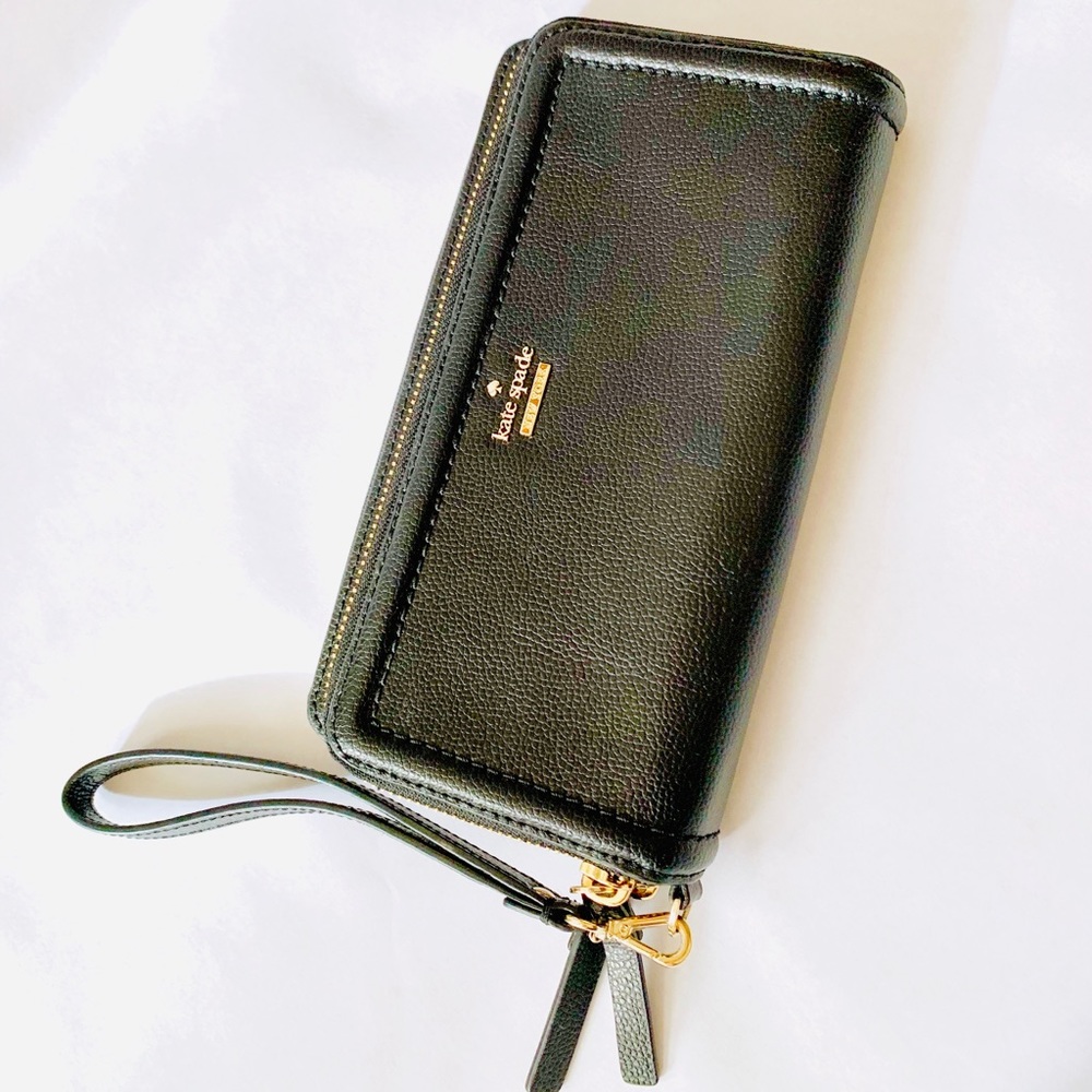 Kate Spade Black Travel Wallet